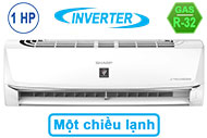 Máy lạnh Sharp 1 HP Inverter AH-XP10WHW tích hợp công nghệ Plasmacluster Ion